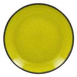 FIRE Flat plate, round 24 cm green TOM-GAST code: R-FRNNPR24GR-12