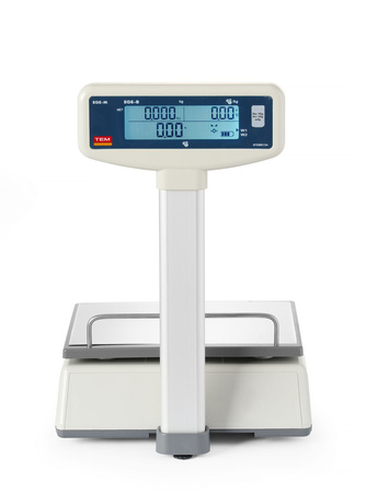 Waga kalkulacyjna LCD z wysięgnikiem i legalizacją, seria EGE, 15 kg | HENDI TEM015B1D