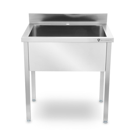 Stół z basenem 1-komorowym | 600x600x850 mm | skręcany