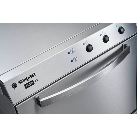 Zmywarko-wyparzarka uniwersalna z dozownikiem i pompą płuczącą, 230/400 V, 3,4/4,9 kW, Stalgast 801516