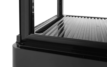 Witryna chłodnicza nastawna, 68 litrów, czarna HENDI 233238