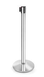 Słupek odgradzający na podstawie z taśmą + podstawa HENDI 810378