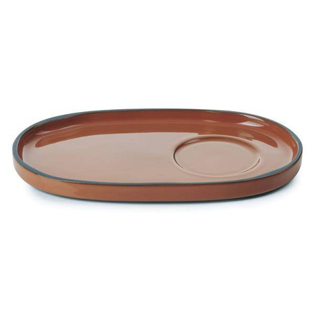 CARACTERE Oval saucer Cinnamon TOM-GAST code: RV-654002-4