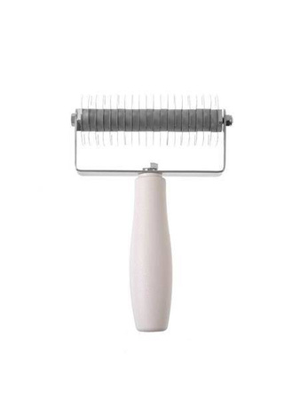 Rolka tnąca do ciasta z ostrzami ze stali nierdzewnej, wzrór siatki 120 HENDI 515129