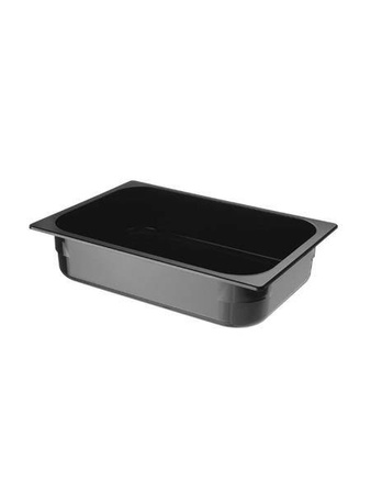 Polycarbonate ice cream tray black 360x250x(H)80, 5 l HENDI 807071