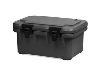 Pojemnik termoizolacyjny cateringowy GN 1/1 - 200, ładowany od góry, AmerBox, GN 1/1, czarny, 635x430x(H)310mm  | HENDI 878033