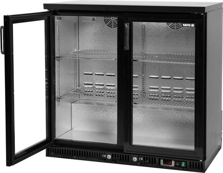 KÜHLVITRINE FÜR FLASCHEN 2-TÜRIG | YG-05355