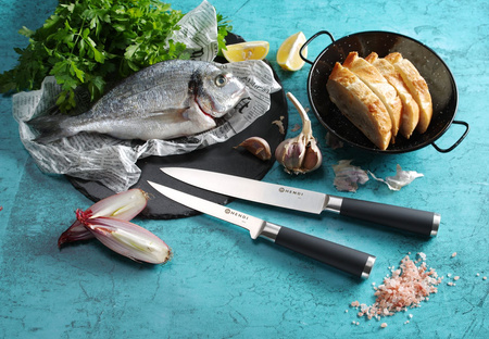 Zestaw noży - 9-elementowy HENDI 975770