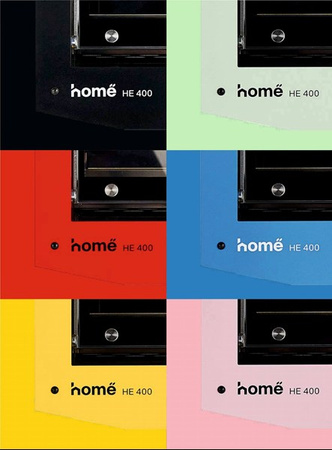 Piec do pizzy elektryczny Cuppone Home HE 400 | jednokomorowy | panel dotykowy | 400x400 mm | HE400/1 TS/FG | zielony