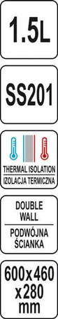 TISCH-THERMOSKANNE 1,5L
 | YG-07026