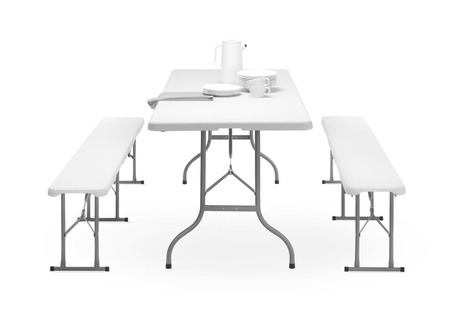 Stół cateringowy prostokątny, składany, o wym. 1830x740x760 mm HENDI 810910