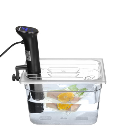 Pokrywka do pojemników GN z poliwęglanu z wycięciem na sous vide HENDI 864210