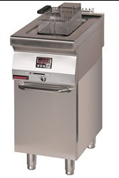 electric fryer 1x8l 8kW on closed cabinet base 700.FE-10f.S.D Kromet