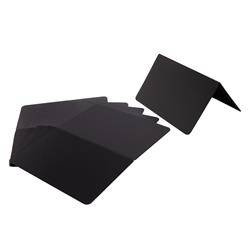 Polypropylene card 10.8x9 cm black (6 pcs.) TOM-GAST code: V-7518