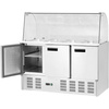 Refrigerated 3 door salad table with glass top 842232 STALGAST