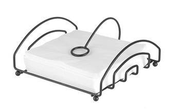 Serwetnik czarny 205x210x85 mm HENDI 427163