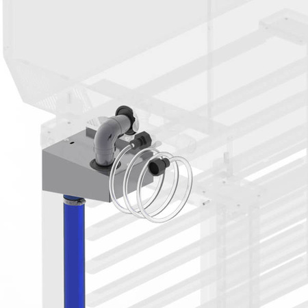 Einbausatz, modular, zum Anschluss von 3 Geräten STALGAST 9120711