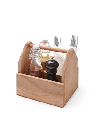 Wooden table organizer 190x160x200 mm HENDI 664315