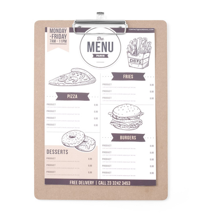 Podkładka pod kartę menu 240x330 mm HENDI 664155