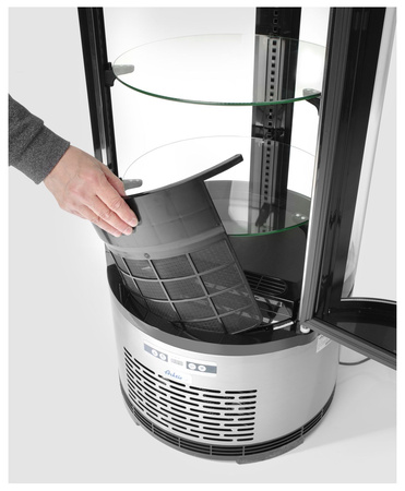 Witryna chłodnicza okrągła 100L