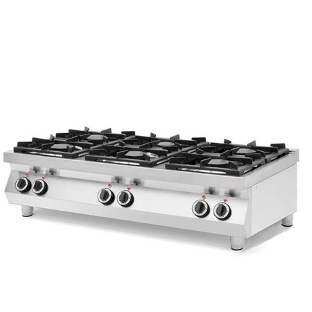 Kitchen Line 6-burner gas cooker, table top HENDI 227398