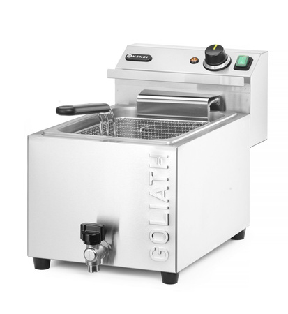 Frytownica XL z kranem spustowym HENDI GOLIATH, HENDI, 10L, 400V/10000W, 299x584x(H)375mm 209431