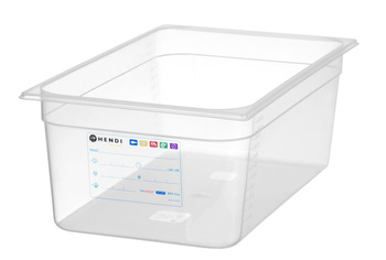 Pojemnik GN HACCP z polipropylenu 1/1 200 - bez pokrywki HENDI 880050