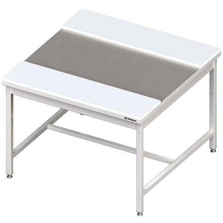 Central table with polyethylene plates 1700x1400x850 mm welded STALGAST MEBLE 980604170