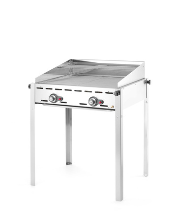 Grill gazowy Green Fire Profi Line 2-palnikowy - 2 ruszty GN1/1 HENDI 149621