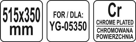 PÓŁKA ZAPASOWA DO WITRYNY 515*350 | YG-05415