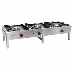 Taboret gazowy Egaz • 19,5 kW (gaz płynny) • 3 pal. • 1690×600×350 mm • TGP321.I-G30