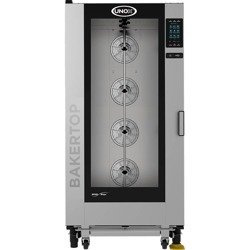 Piec konwekcyjno-parowy piekarski 16x(600x400) BakerTop Mind.Maps plus 35kW z wózkiem XEBL-16EU-YPRS