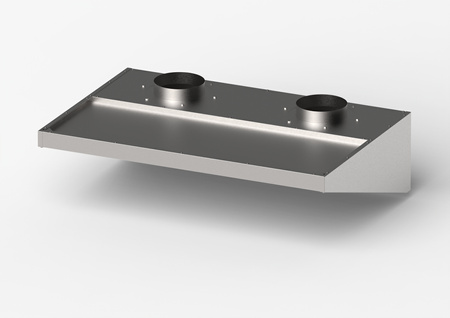 Okap do niskich pomieszczeń, skręcany, Gredil, 1510x1000x400 mm STALGAST 619115