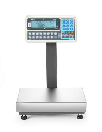 Waga platformowa LCD z wysięgnikiem i z legalizacją, 60 kg 342x386x(H)499 | HENDI BE2CA028X035060