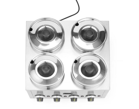 Bemar Thermosystem 4, HENDI, 16L, 220-240V/800W, 506x509x(H)298mm 201466