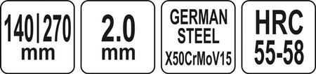 NÓŻ DO POMIDORÓW 140MM | YG-02227