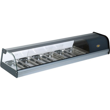 Refrigerated display case, adjustable, 6x GN 1/3 777134 STALGAST