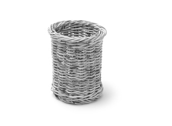 Koszyk na sztućce szary melanżowy O100x120mm HENDI 426197