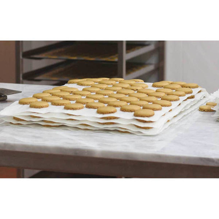 Baking paper, siliconized in riffle, 600x400 mm STALGAST 521400