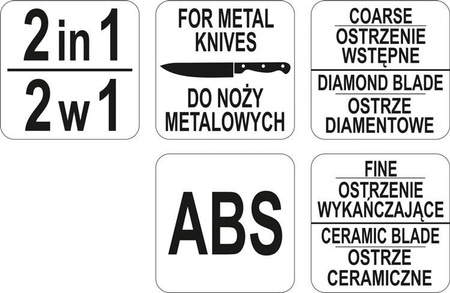 OSTRZAŁKA DO NOŻY 2W1
 | YG-02354