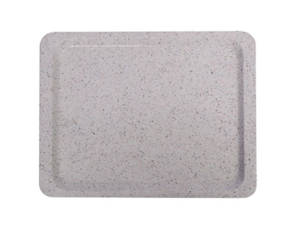 Taca poliestrowa gładka GN 1/2 granit - 265x325 mm HENDI 876602