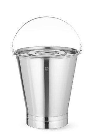 Wiadro z pierścieniem ze stali nierdzewnej i podziałką 15l HENDI 516720