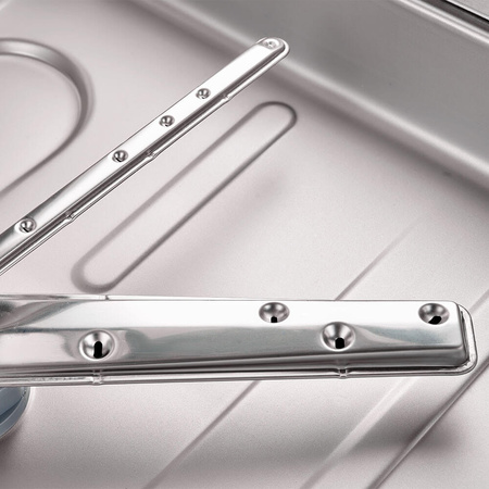 Zmywarko-wyparzarka kapturowa Digital, dozownik płynu myjącego, pompa wspomagająca płukanie, 10.8 kW, 400 V Stalgast 803036