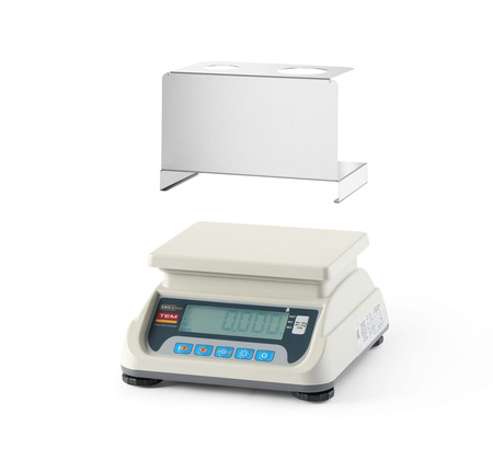 Waga LCD do lodów z portem RS232 i legalizacją, 255x264x(H)244mm  | 755761