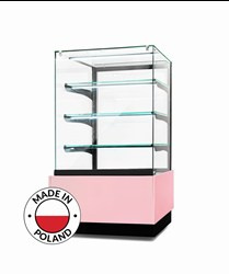 Witryna cukiernicza chłodnicza Dolce Visione Premium 700 | 700x670x1300 mm