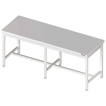 Center table without shelf 2100x700x850 mm welded STALGAST MEBLE 980097210