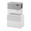 Kostkarka do lodu Hoshizaki IM-240DWPE-U-23 | 210 kg/24h | chłodzona wodą | sanityzacja UVC | kostka sześcian | 28x28x23 mm