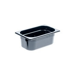 Polycarbonate container, black, GN 1/4, H 100 mm 154101 STALGAST