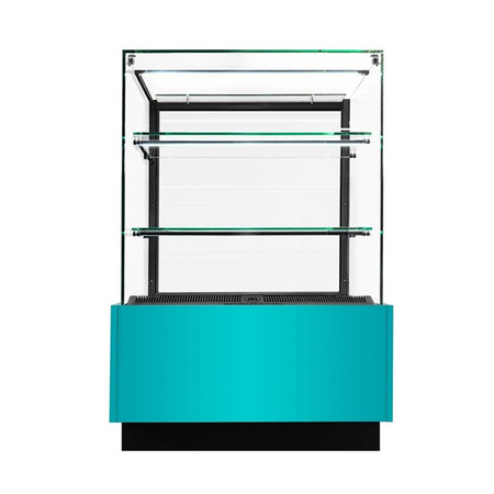 Witryna cukiernicza chłodnicza Dolce Visione Breve Premium 700 | podświetlany cokół | wersja obniżona | 700x670x1110+/-10 mm