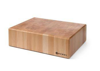 Butcher block - wooden without base, with dimensions. 500x400x150 mm HENDI 505632